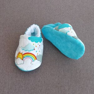 Rainbow baby soft shoes