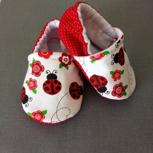 Ladybug Baby shoes baby, Lady bug theme shoes
