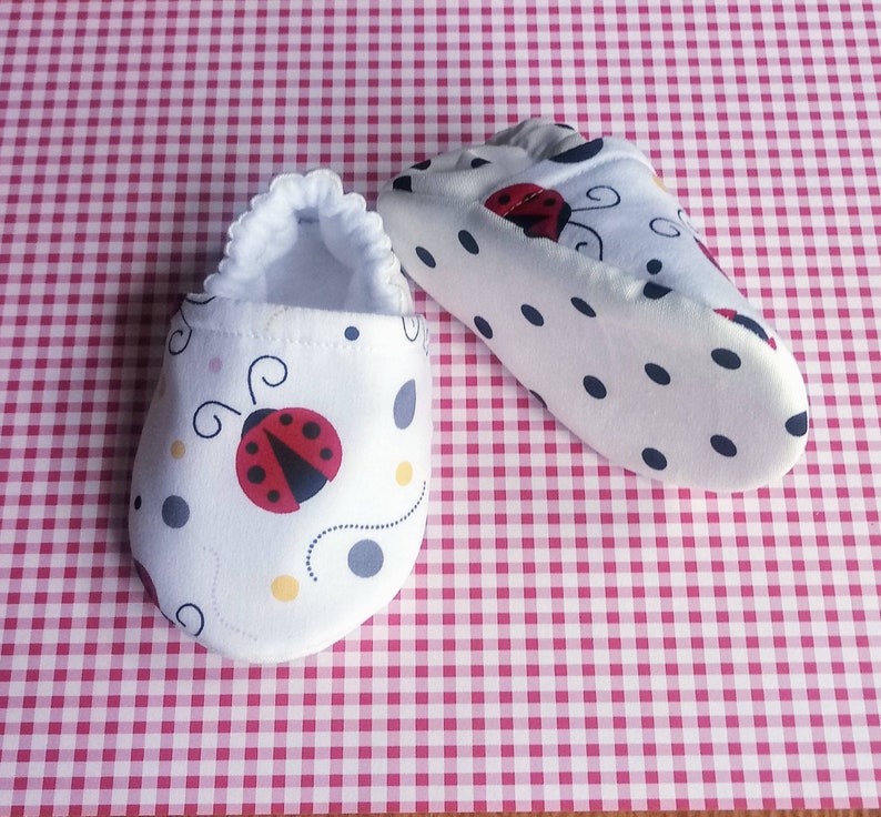 Ladybug Baby shoes baby - Made to order item