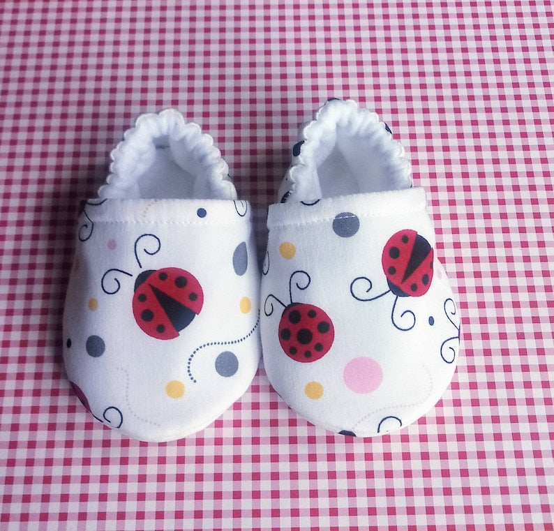 Ladybug Baby shoes baby - Made to order item