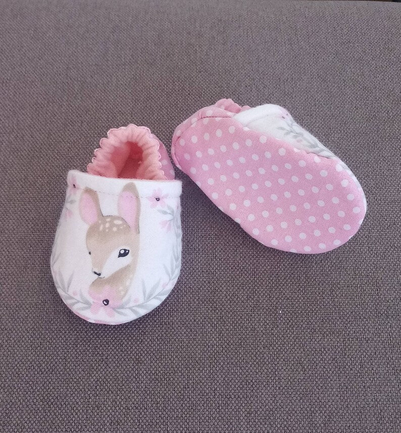 Baby Deer inspired shoes,Woodlands inspired baby shoes