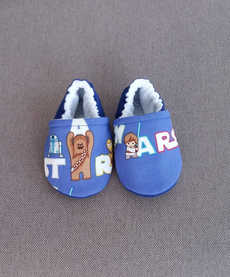 Star Wars theme baby soft shoes - Made to order item