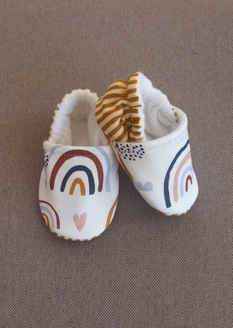 Rainbow Baby shoes - Made to order item