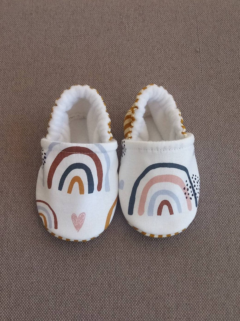 Rainbow Baby shoes - Made to order item