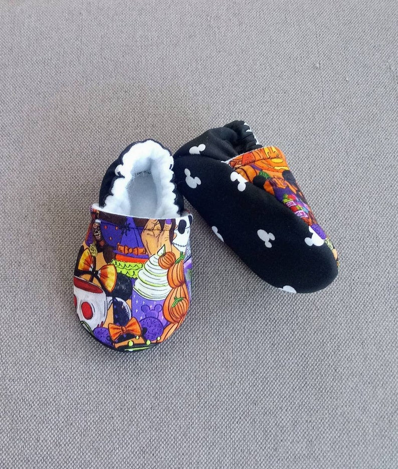Disney Halloween snacks theme baby shoes - Made to order item