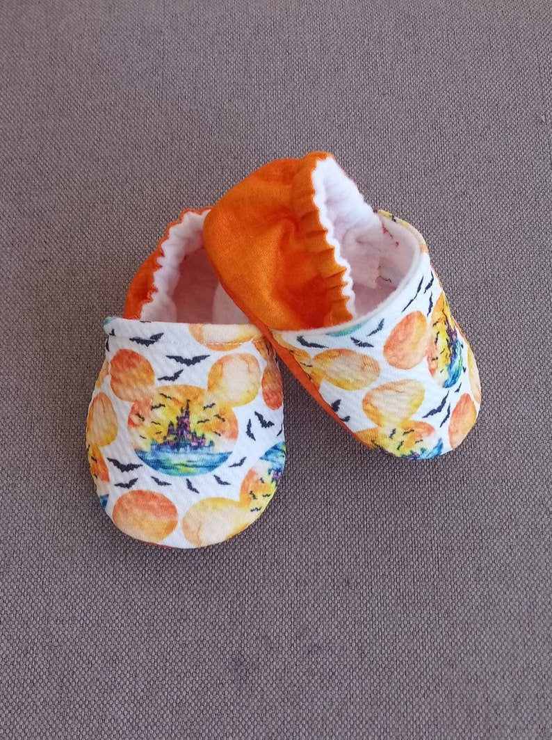Halloween - Castle baby shoes