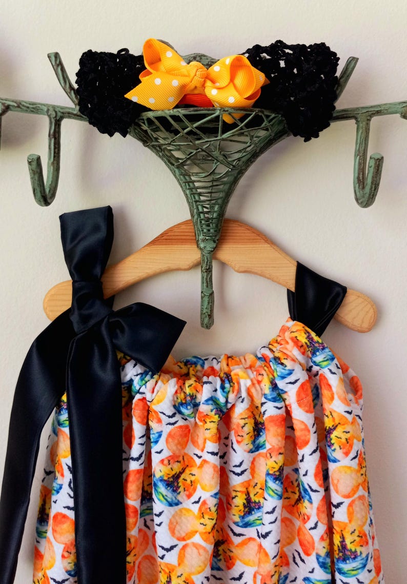 Halloween theme bubble romper with headband