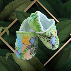 inspired Tinker bell baby shoes