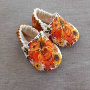 Fall Ears Halloween - Pumpkin Ears baby shoes
