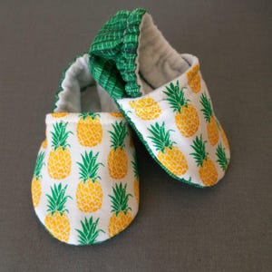 Tropical theme baby shoes,Pineapple baby shoes