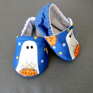 Ghost theme Halloween baby shoes