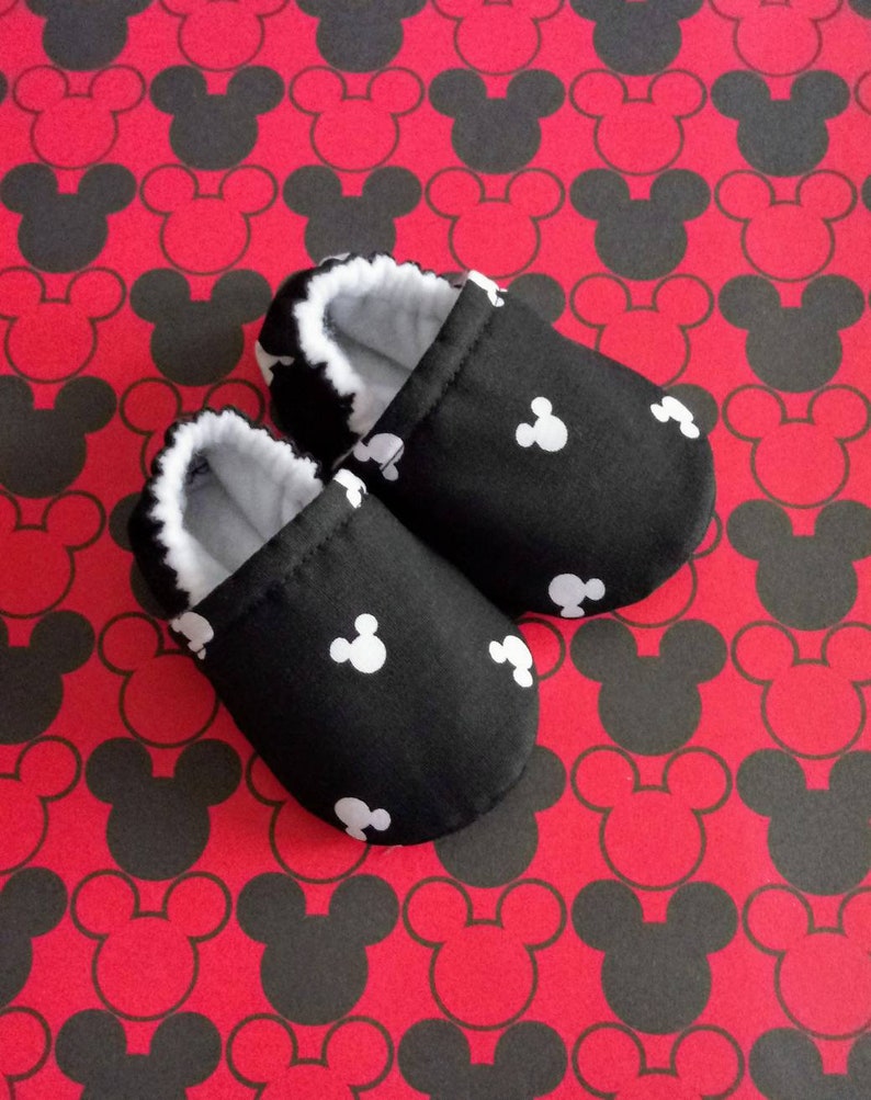 Inspired Mickey Ears baby shoes