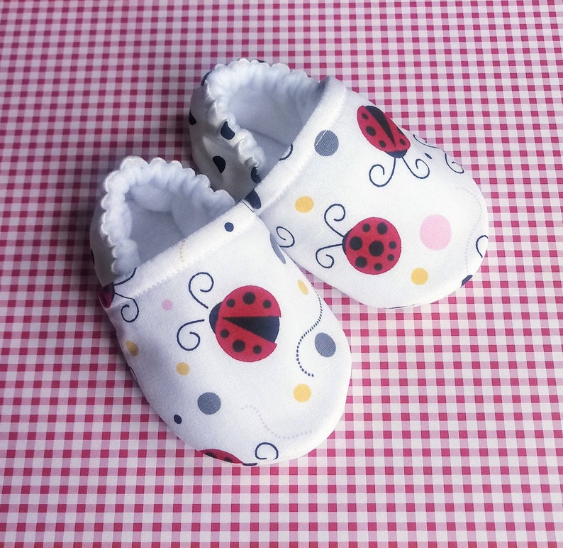 Ladybug Baby shoes baby - Made to order item