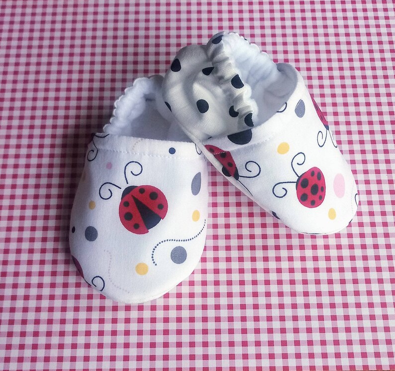Ladybug Baby shoes baby - Made to order item