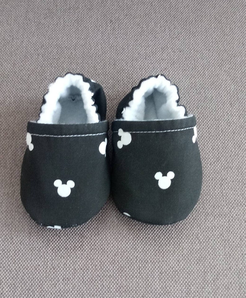 Inspired Mickey Ears baby shoes