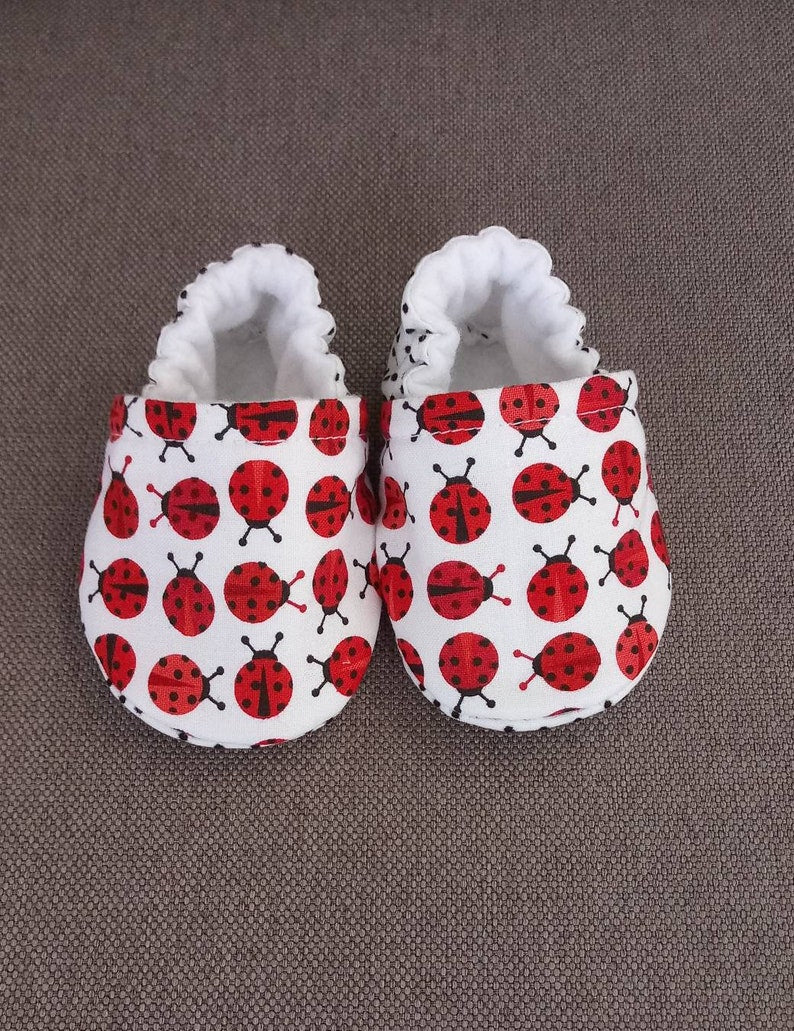 Ladybug Baby shoes baby - Made to order item