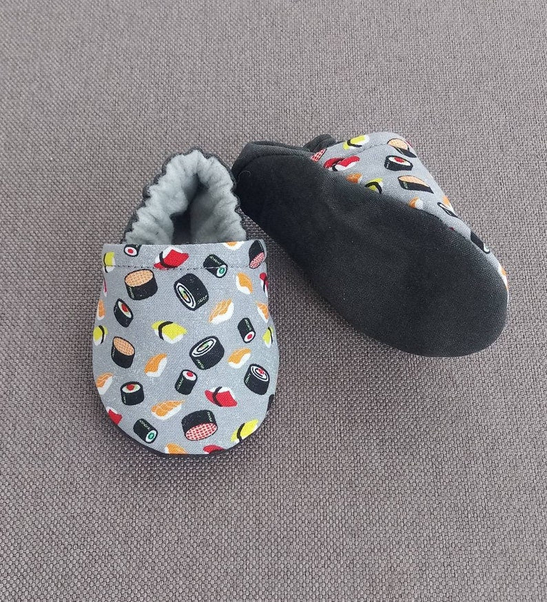 Food theme baby shoes,Sushi inspired baby shoes