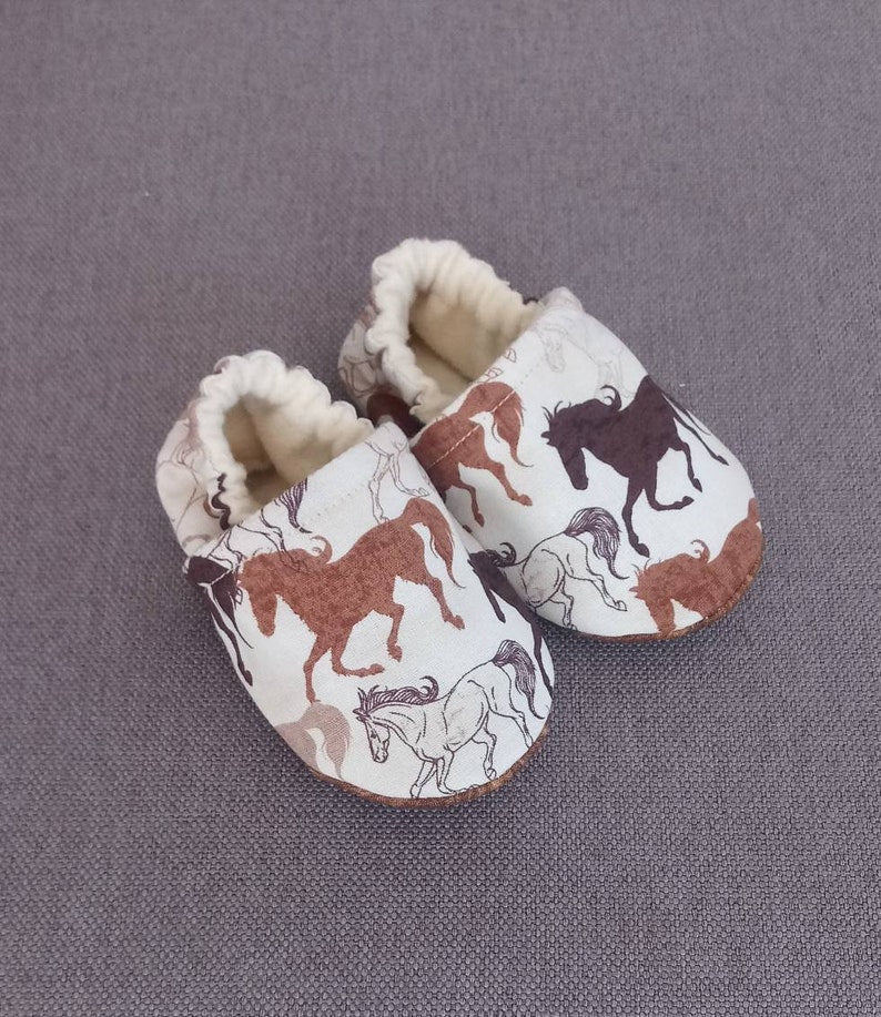 Horse theme Baby shoes, Western theme shoes