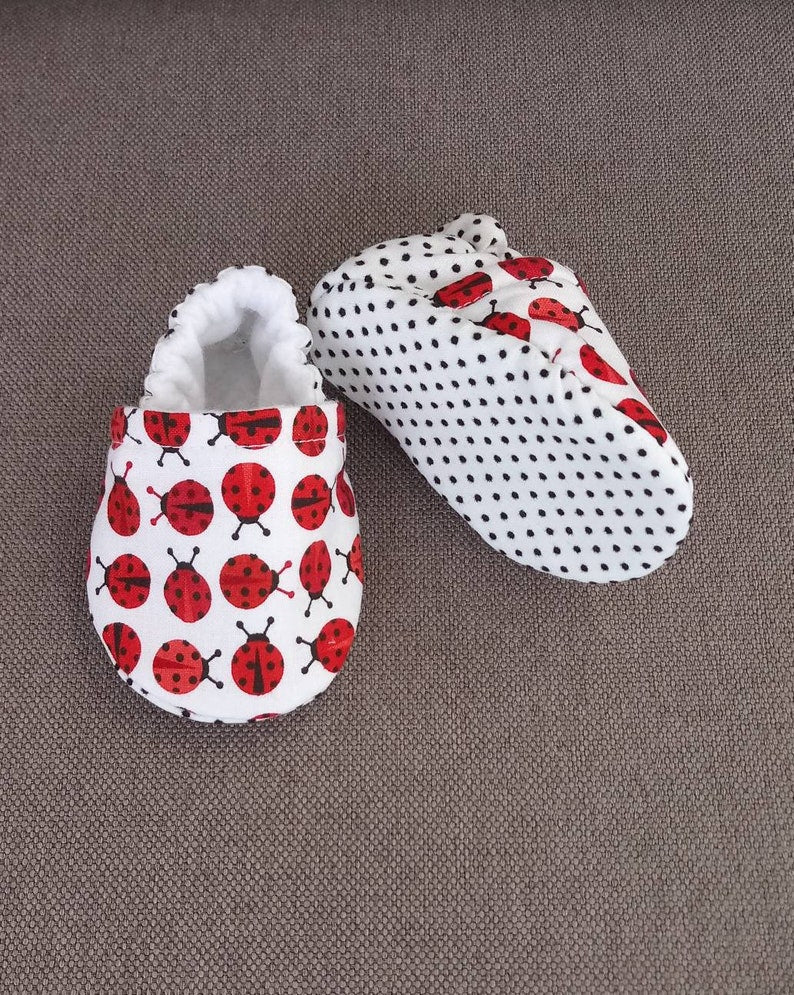 Ladybug Baby shoes baby - Made to order item