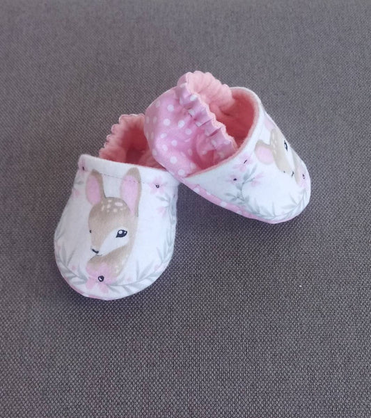 Baby Deer inspired shoes,Woodlands inspired baby shoes