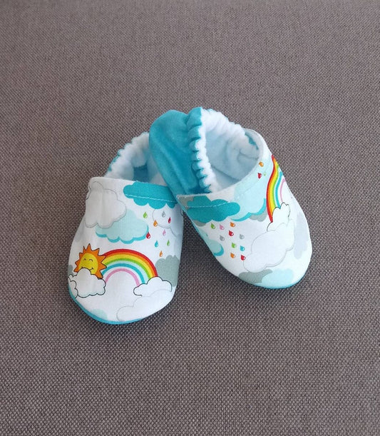 Rainbow baby soft shoes