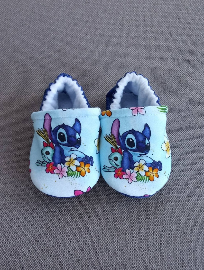 Stitch baby shoes. - Made to order item