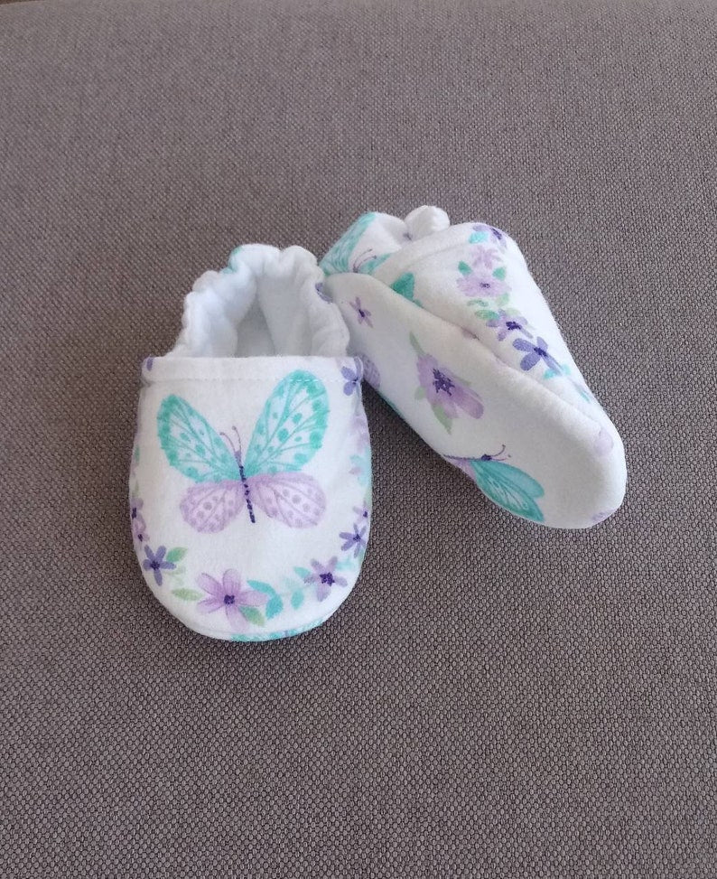 Butterfly baby shoes