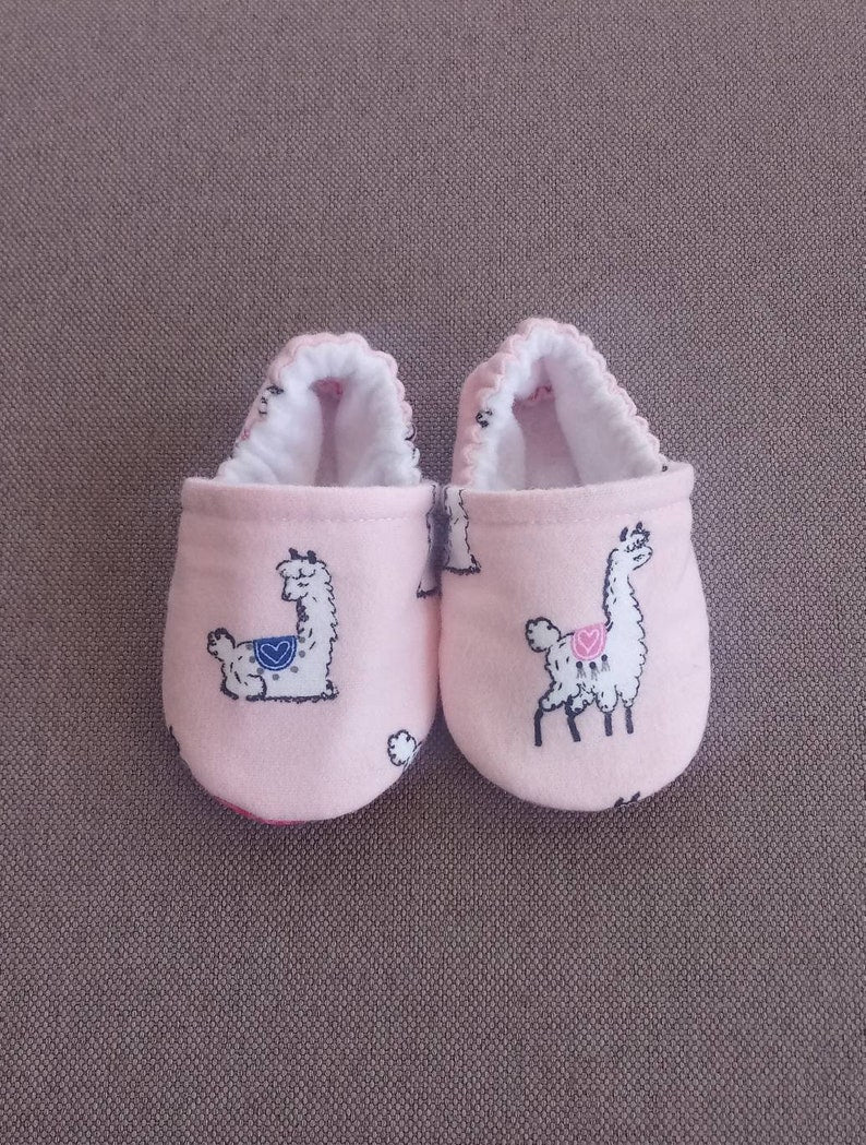 Baby Llama soft shoes