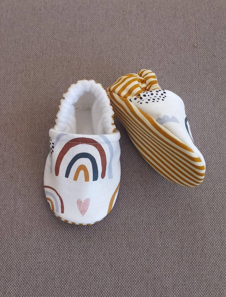Rainbow Baby shoes - Made to order item