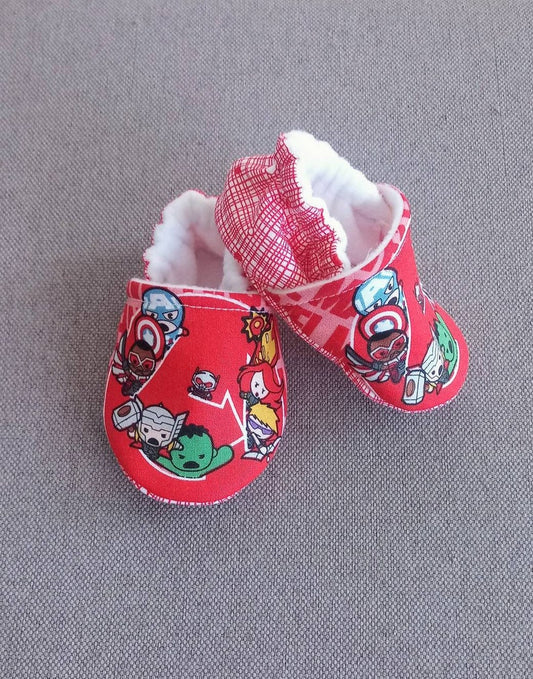 Inspired Avengers style baby soft shoes