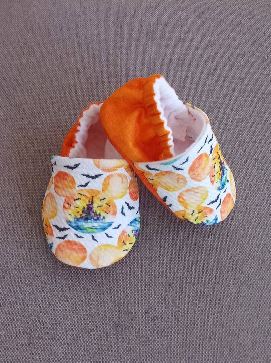 Halloween - Castle baby shoes