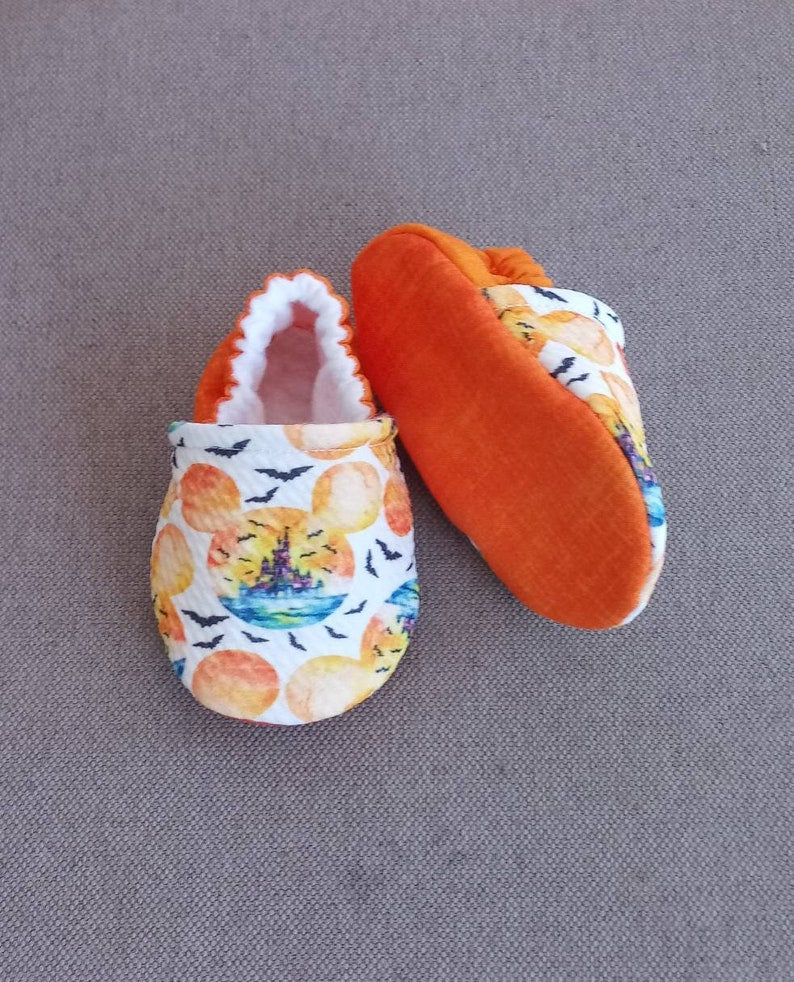 Halloween - Castle baby shoes