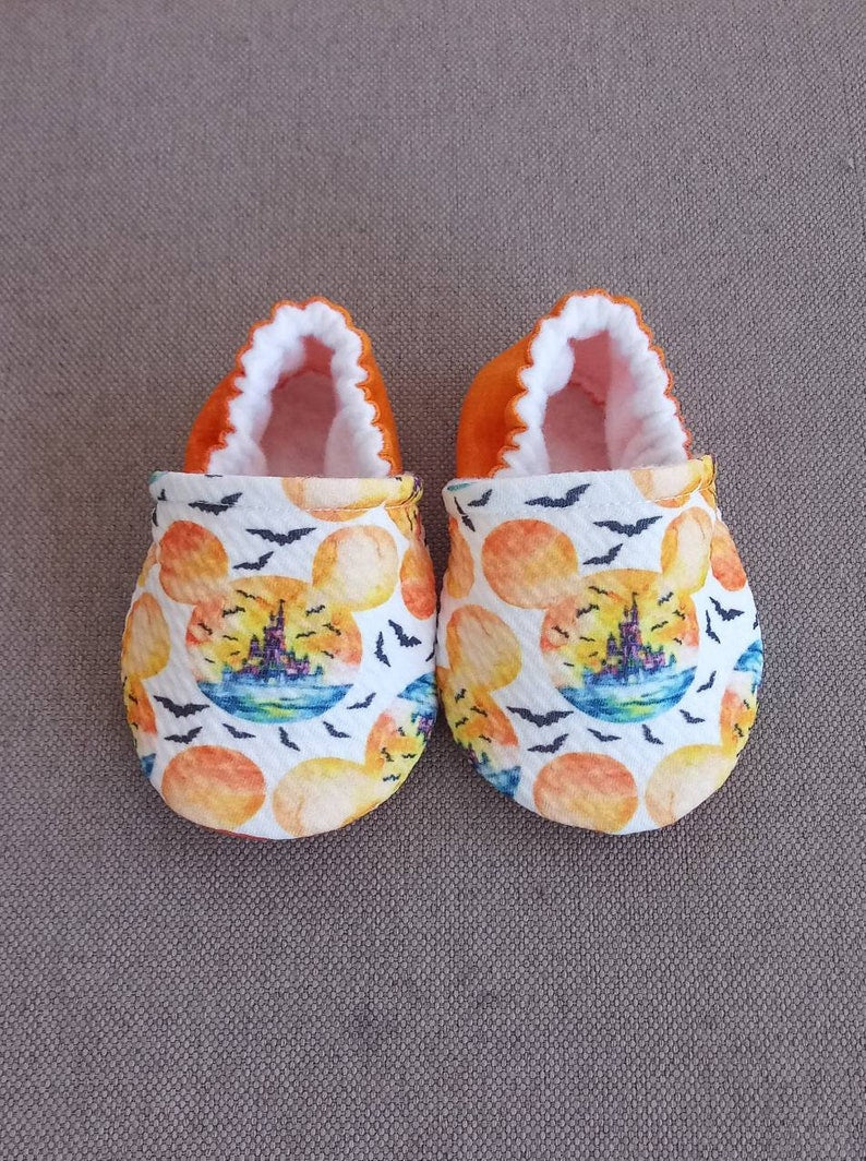 Halloween - Castle baby shoes