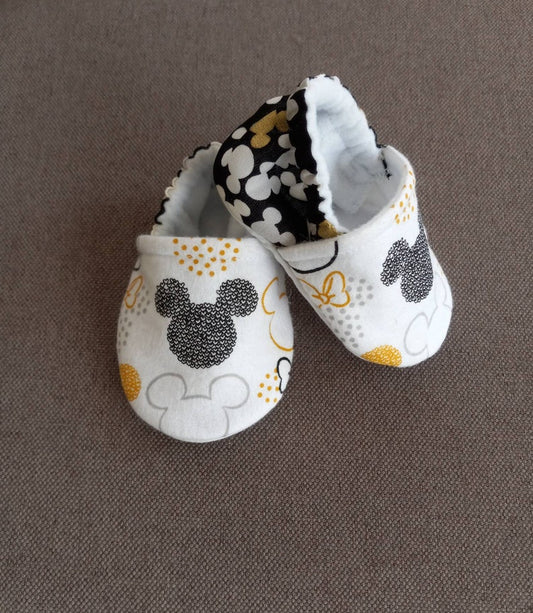 Inspired Mickey Ears baby shoes