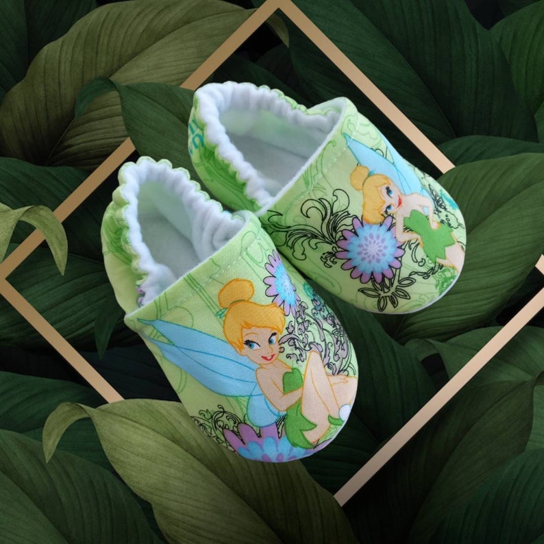 inspired Tinker bell baby shoes