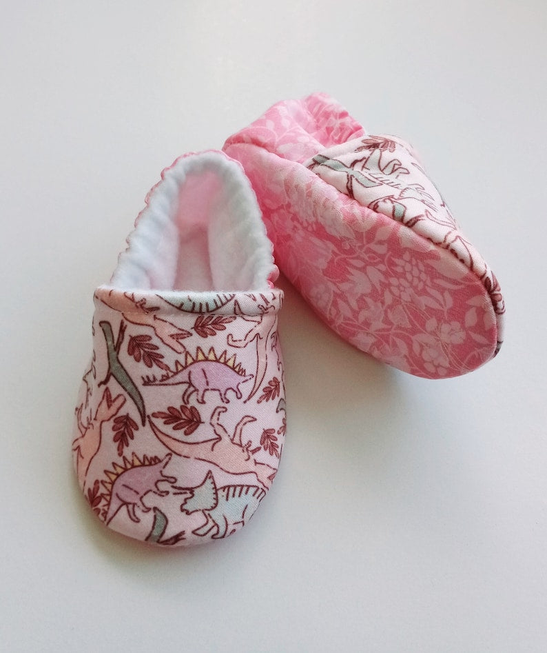 Girl Dinosaur baby Shoes,Dinosaurs baby