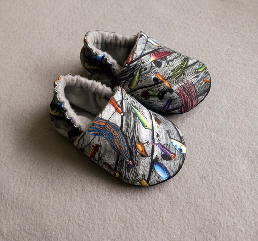 Fishing lures baby shoes