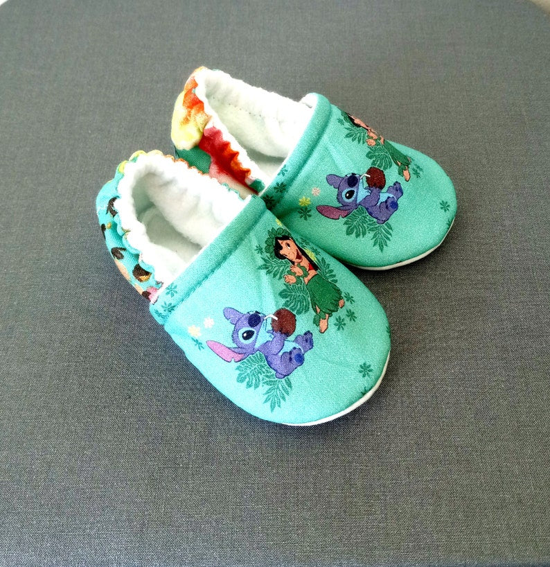 Inspired Lilo and Stitch baby shoes