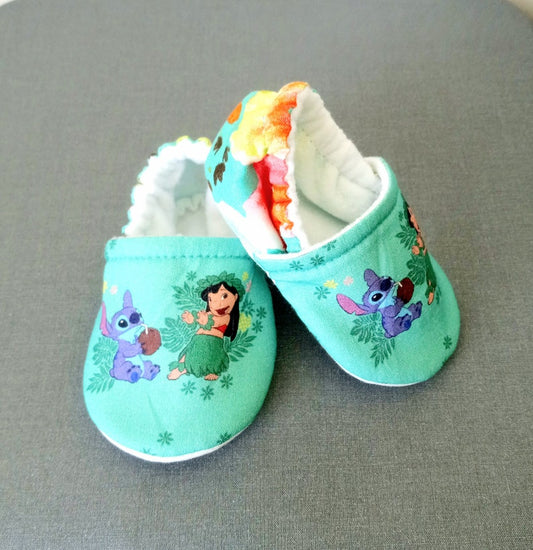 Inspired Lilo and Stitch baby shoes