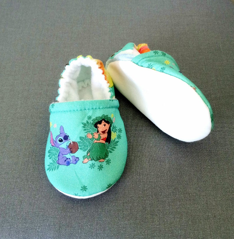 Inspired Lilo and Stitch baby shoes