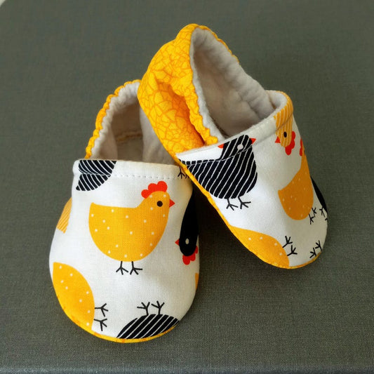 Baby chicks shoes,Chicks fabric shoes,Chicks cotton fabric,Soft baby shoes,Baby shower gift,gift,Baby Boy shoes,Baby girl shoes,Handmade