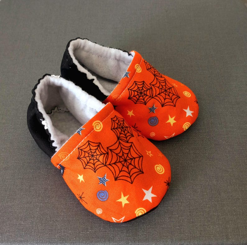 Halloween Mickey inspired baby shoes