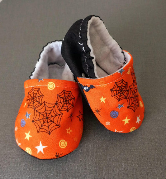 Halloween Mickey inspired baby shoes