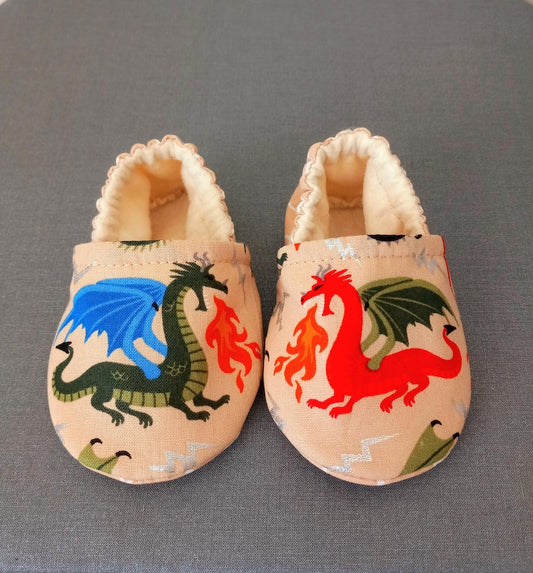 Dragon baby soft shoes