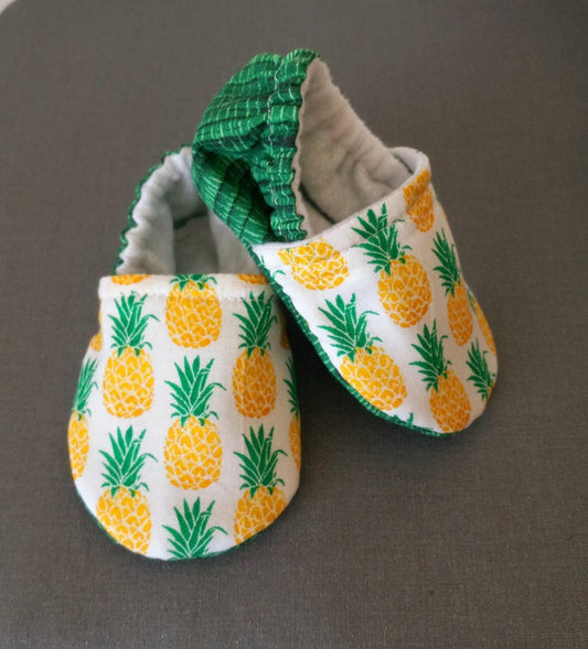 Tropical theme baby shoes,Pineapple baby shoes