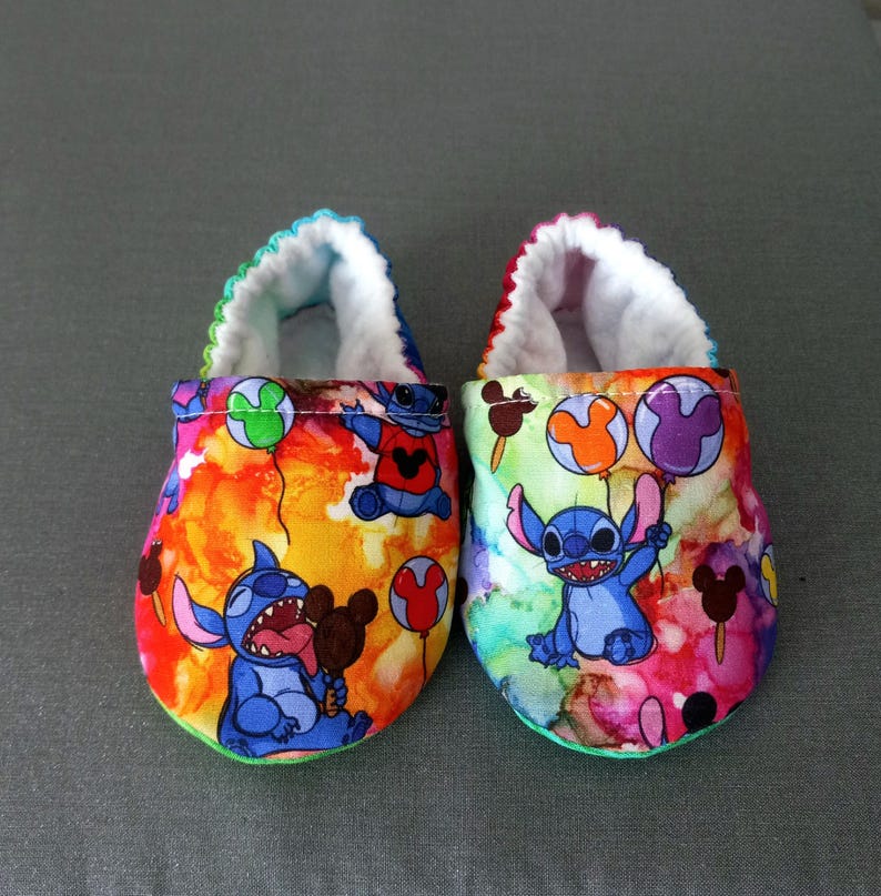 Inspired blue aliend baby shoes