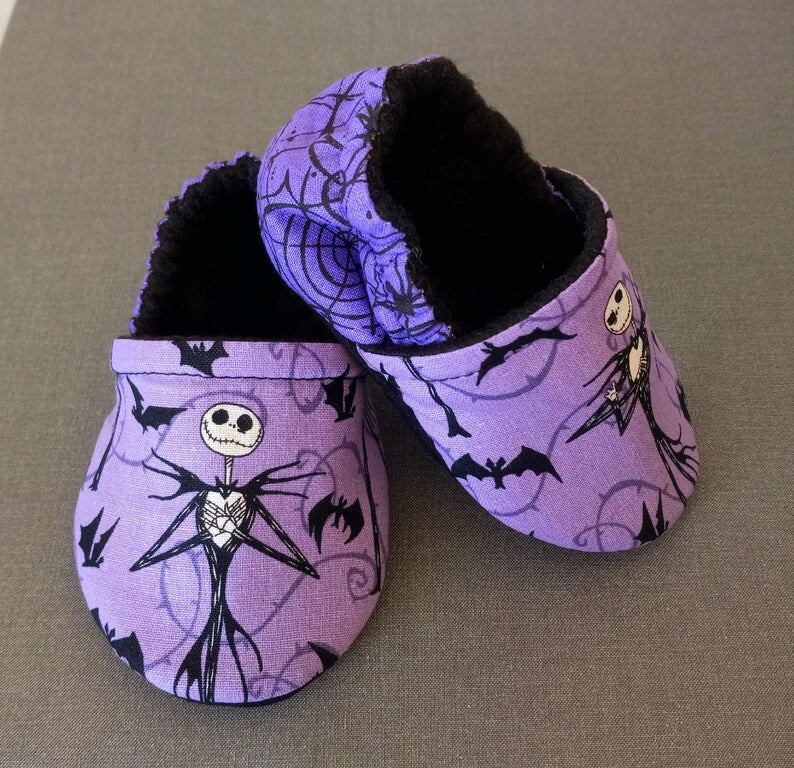 Inspired Nightmare before Christmas baby shoes. Jack baby shoes