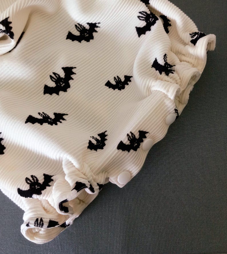 Halloween theme bubble romper with headband