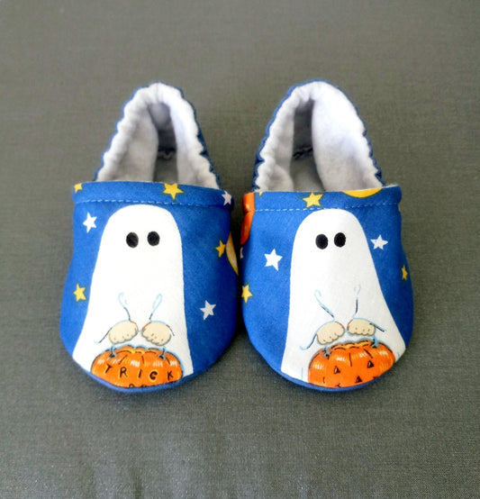 Ghost theme Halloween baby shoes