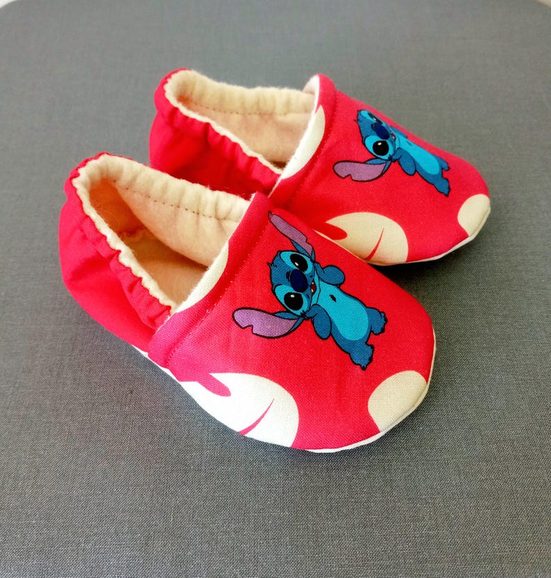 Inspired stitch baby shoes